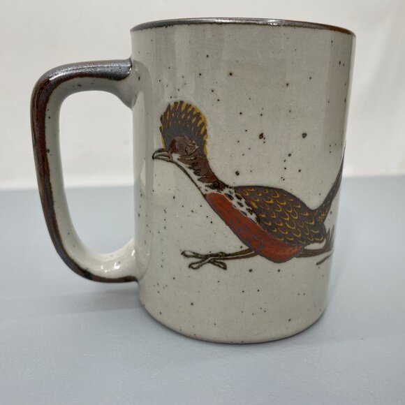 Otagiri Other - Vintage Otagiri Roadrunner Coffee Mug Tea Cup Desert Cactus Brown Speckled